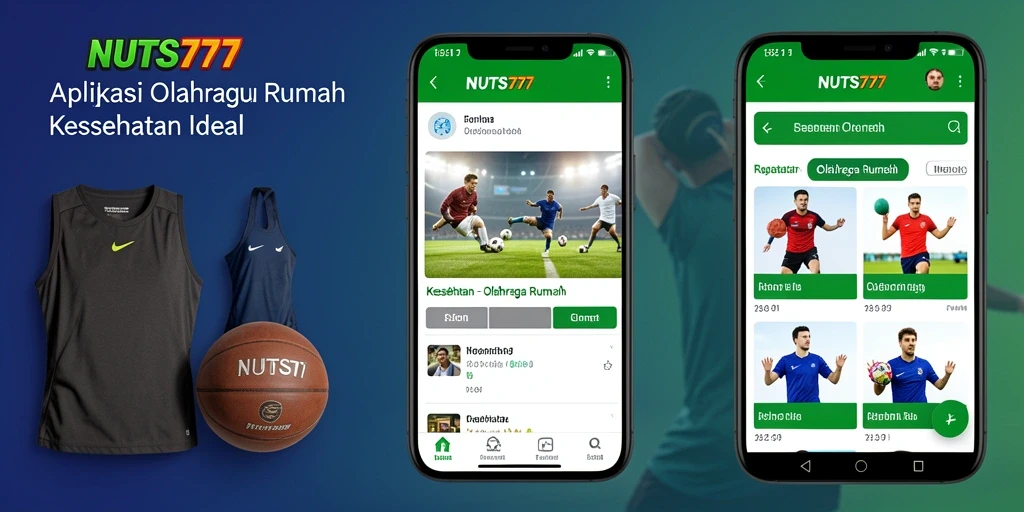 Antarmuka NUTS777 yang mudah digunakan untuk latihan di rumah.