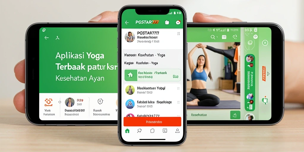Tampilan antarmuka PGSTAR777 yang ramah pengguna untuk sesi Yoga.