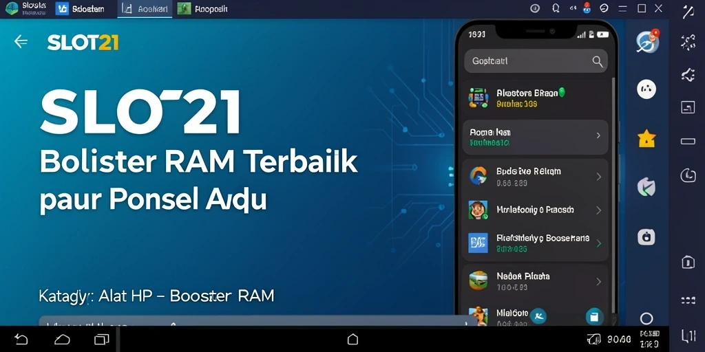Tampilan antarmuka SLOT21 yang sederhana dan efektif.